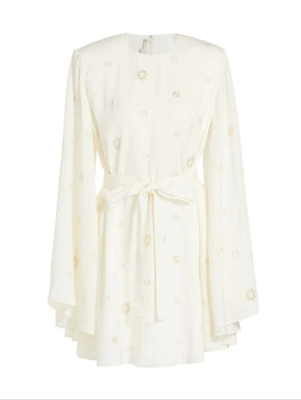 Stella McCartney, 44, Metallic Long-Sleeve Minidress